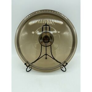 Pyrex #38 - Round Amber Glass Replacement Corning Ware‎ Replacement Lid - 10"